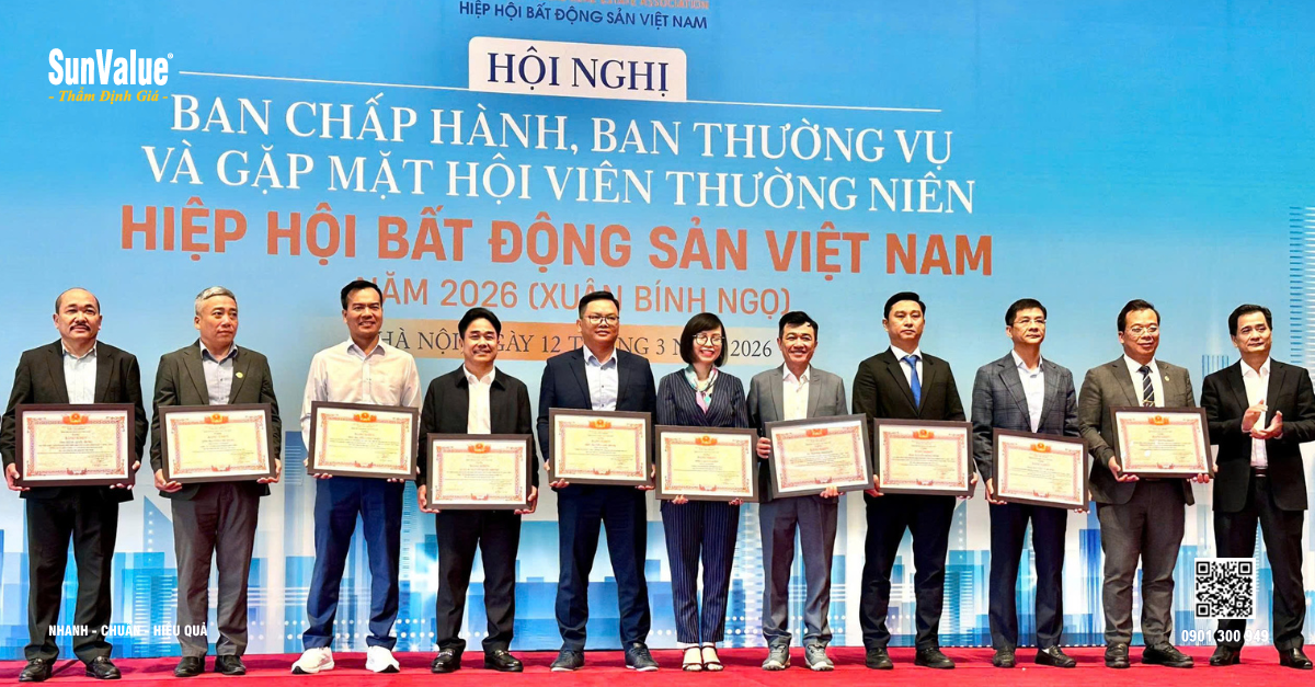 ĐÔNG DƯƠNG SUNVALUE NHẬN BẰNG KHEN “HỘI VIÊN ĐÓNG GÓP TÍCH CỰC” TỪ HIỆP HỘI BẤT ĐỘNG SẢN VIỆT NAM