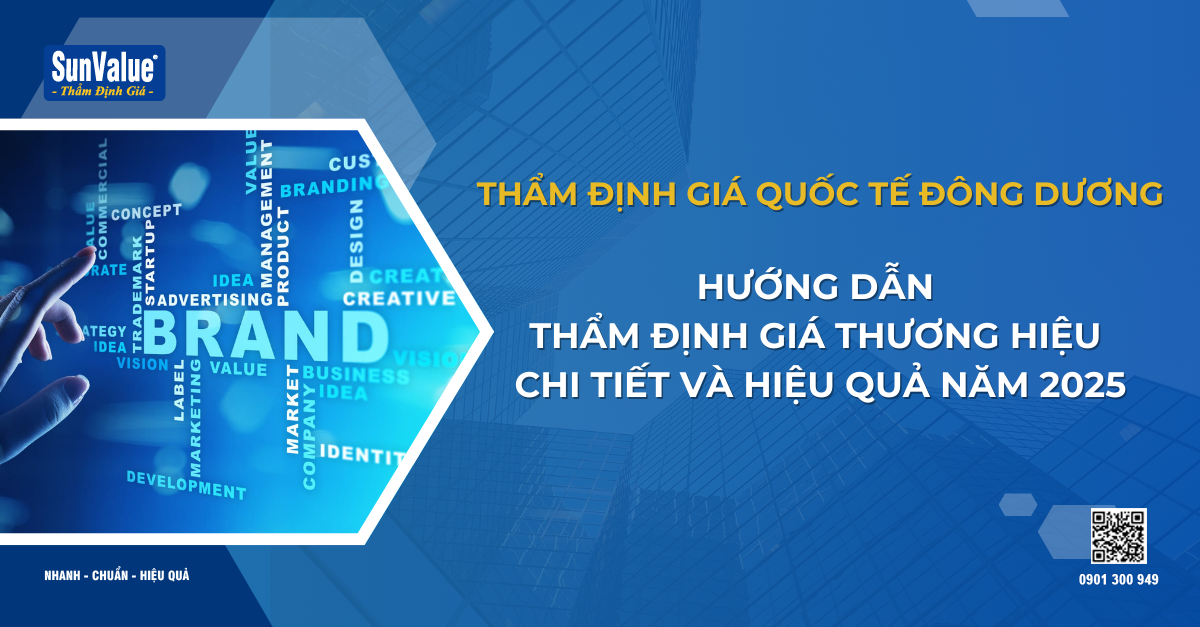 HƯỚNG DẪN THẨM ĐỊNH GIÁ THƯƠNG HIỆU CHI TIẾT, HIỆU QUẢ NĂM 2025
