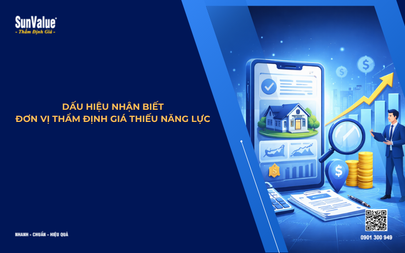 dấu hiệu nhận biết đơn vị thẩm định giá thiếu năng lực