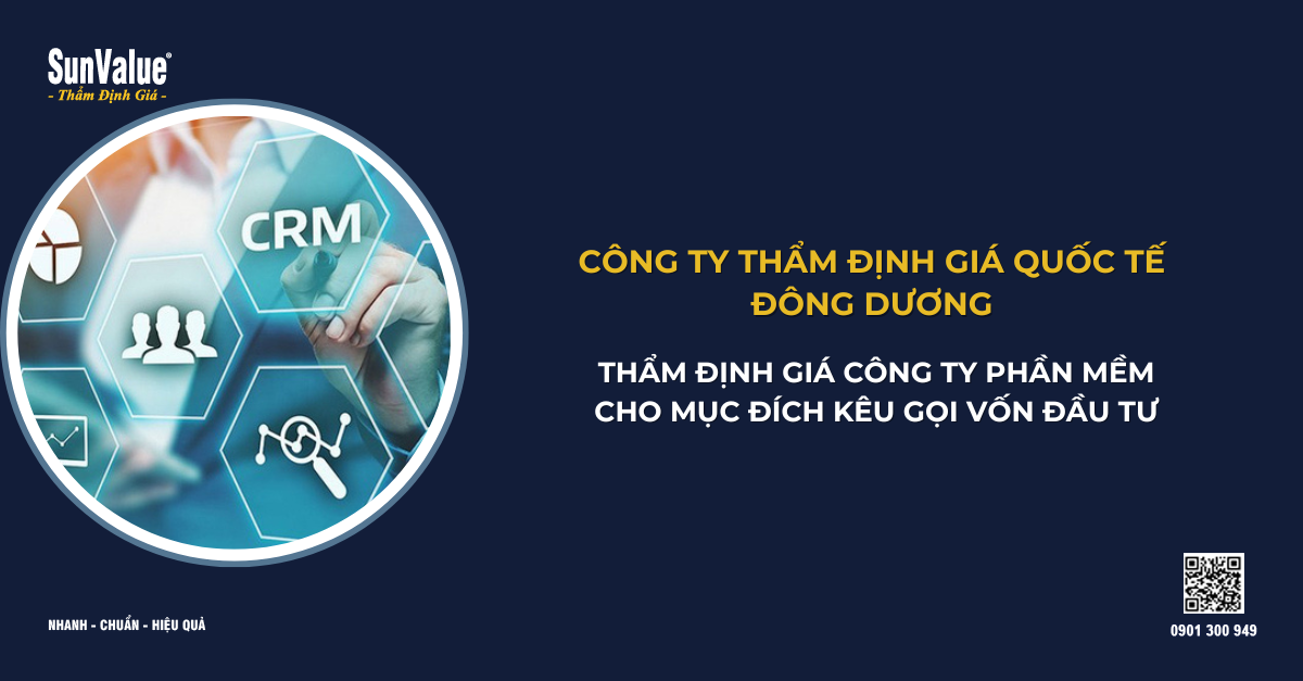 THẨM ĐỊNH GIÁ CÔNG TY PHẦN MỀM CHO MỤC ĐÍCH KÊU GỌI VỐN ĐẦU TƯ