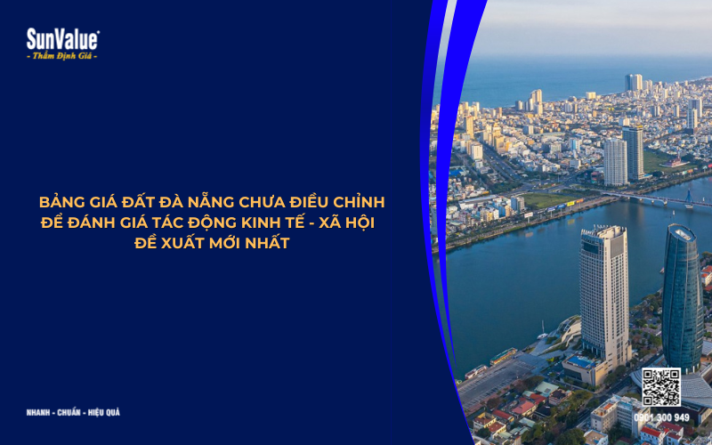 bảng giá đất Đà Nẵng, thẩm định giá đất Đà Nẵng, thẩm định giá bất động sản