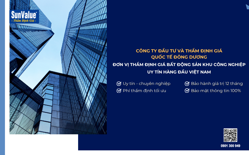 đơn vị thẩm định giá bất động sản công nghiệp uy tín hàng đầu Việt Nam