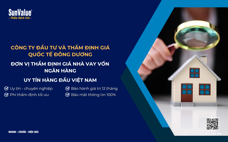 công ty thẩm định giá bất động sản vay vốn ngân hàng uy tín