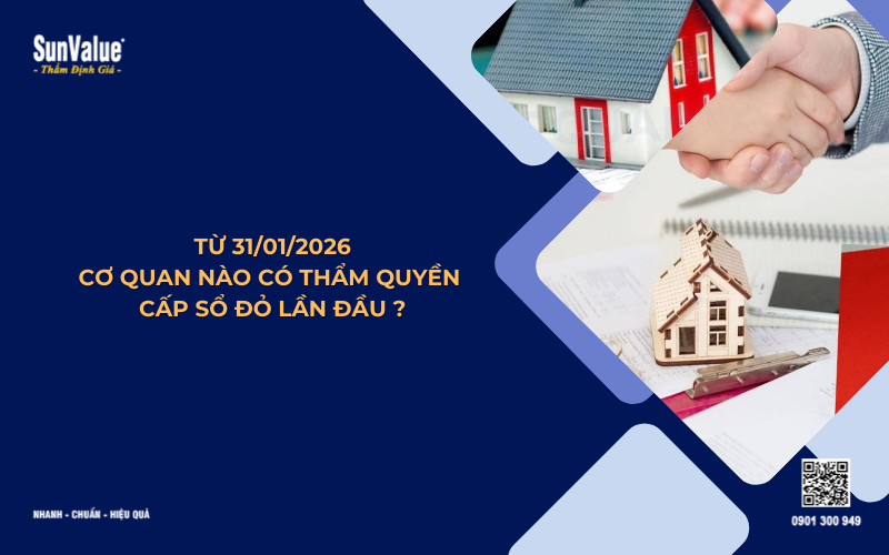 cơ quan có thẩm quyền cấp sổ đỏ lần đầu