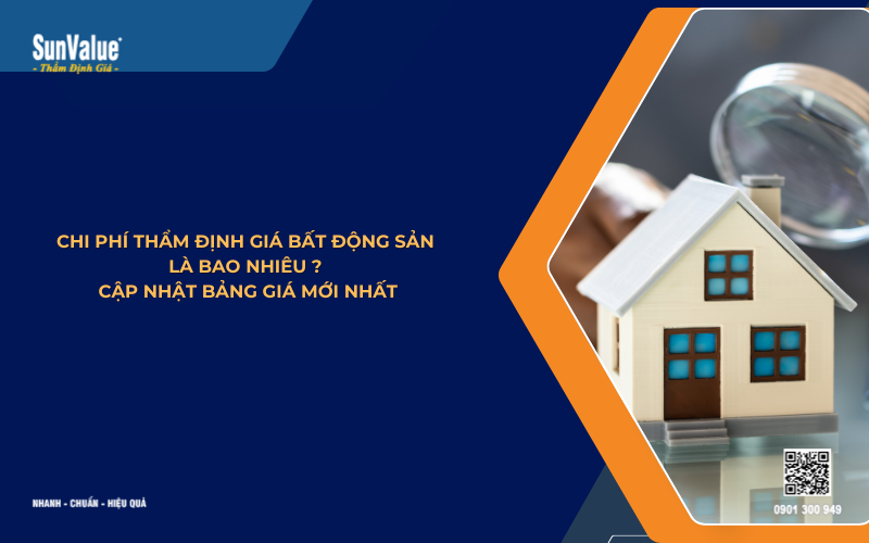 chi phí thẩm định giá bất động sản