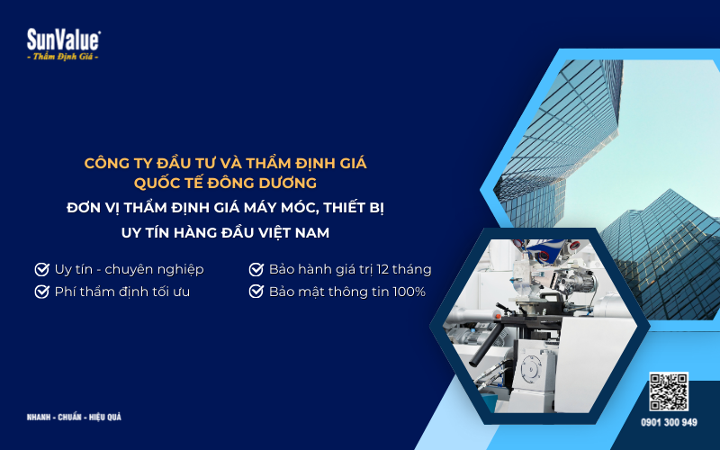 công ty thẩm định giá máy móc thiết bị uy tín