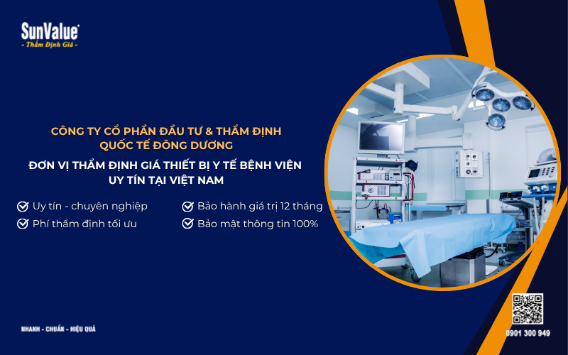 công ty thẩm định giá thiết bị bệnh viện uy tín