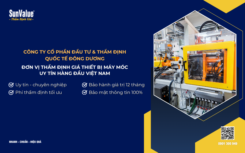 đơn vị thẩm định giá máy móc thiết bị uy tín