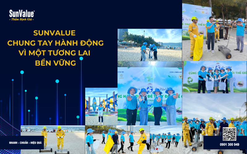 SunValue cùng Liên đoàn các tổ chức kỹ sư ASEAN làm sạch bãi biển Mỹ Khê