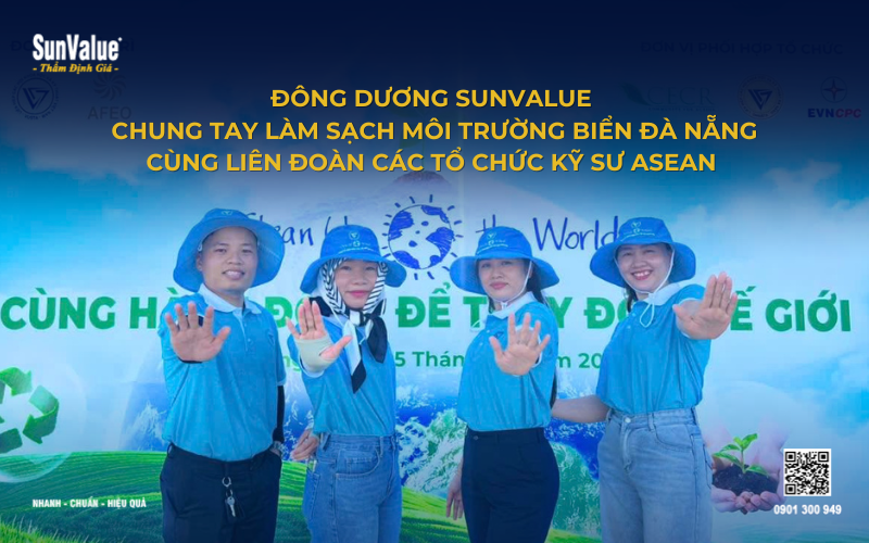 SunValue chung tay làm sạch môi trường biển Đà Nẵng