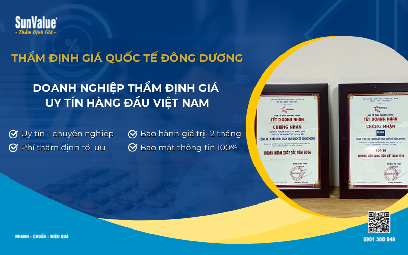 Công ty thẩm định giá uy tín Thẩm định giá Quốc tế Đông Dương SunValue