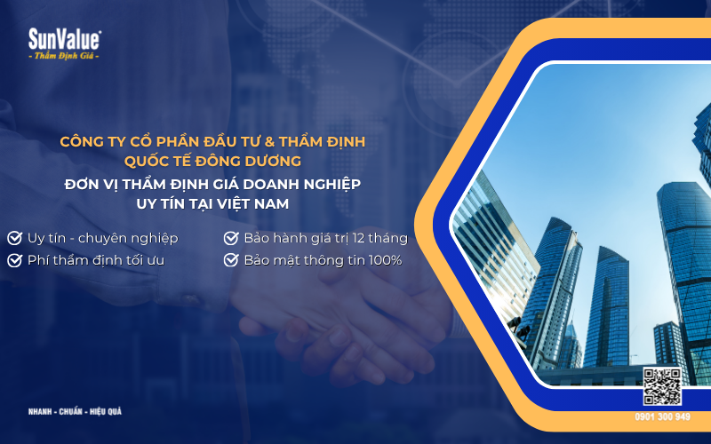 công ty thẩm định giá doanh nghiệp uy tín