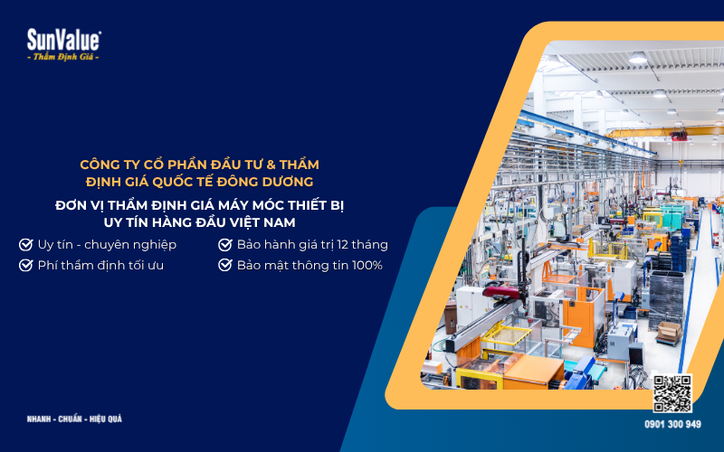 công ty thẩm định giá máy móc thiết bị