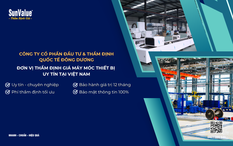 công ty thẩm định giá máy móc thiết bị uy tín 