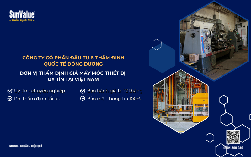 công ty thẩm định giá máy móc thiết bị