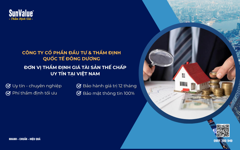 công ty thẩm định giá tài sản thế chấp uy tín