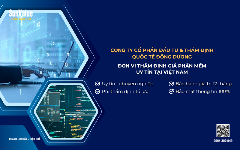 công ty thẩm định giá phần mềm nội bộ uy tín