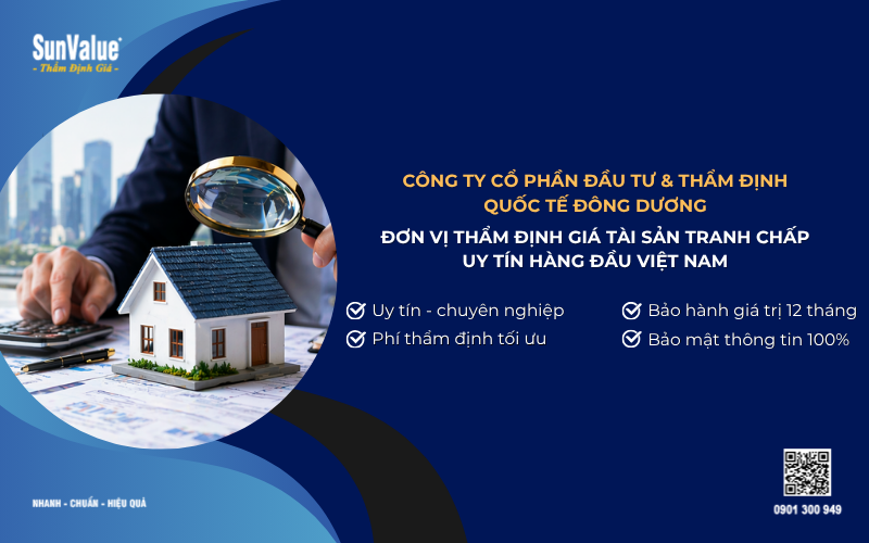 công ty thẩm định giá tài sản tranh chấp
