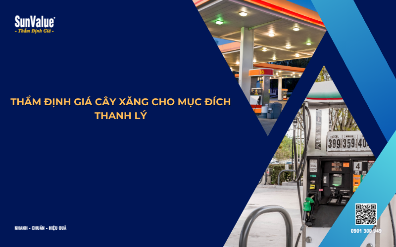 thẩm định giá xăng dầu cho mục đích thanh lý