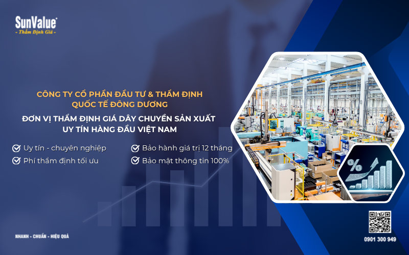 công ty thẩm định giá dây chuyền sản xuất