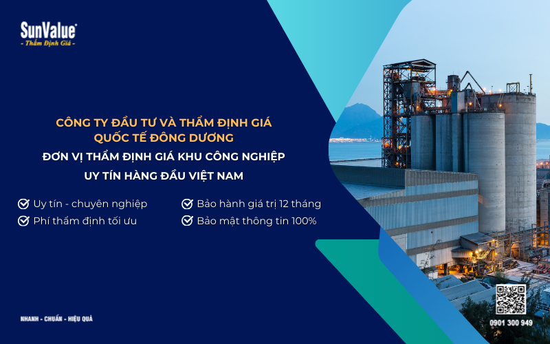 công ty thẩm định giá dự án khu không nghiệp uy tín
