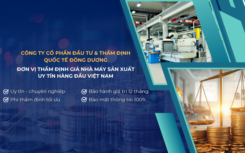công ty thẩm định giá nhà máy uy tín