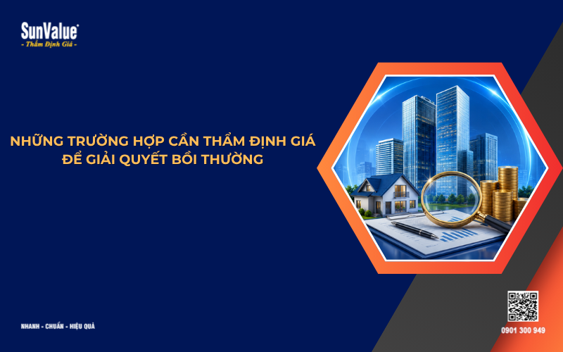 Những trường hợp cần thẩm định giá giải quyết bồi thường