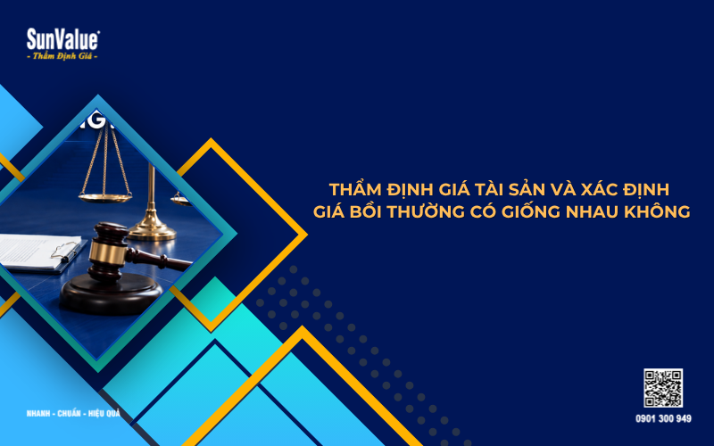 thẩm định giá tài sản bồi thường