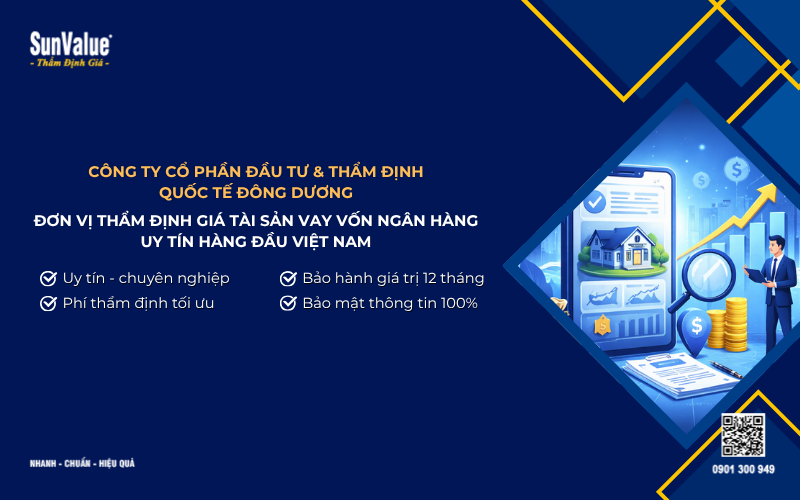 đơn vị thẩm định giá tài sản vay vốn ngân hàng uy tín