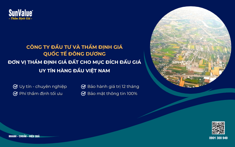 công ty thẩm định giá đất cho mục đích đấu giá uy tín