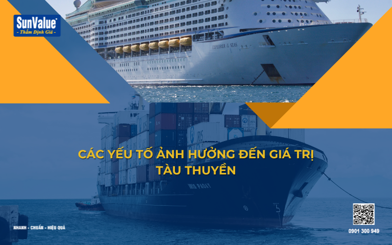 các yếu tố ảnh hưởng đến giá trị tàu thuyền