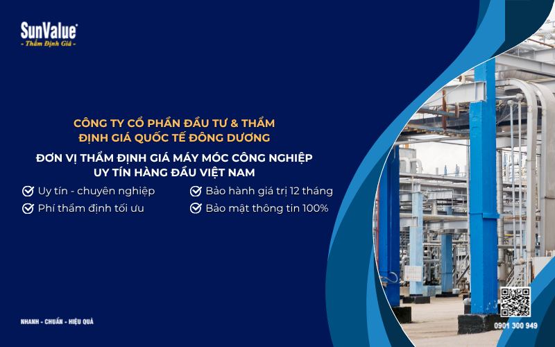 công ty thẩm định giá thiết bị công nghiệp uy tín