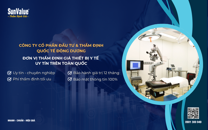 đơn vị thẩm định giá thiết bị y tế uy tín trên toàn quốc