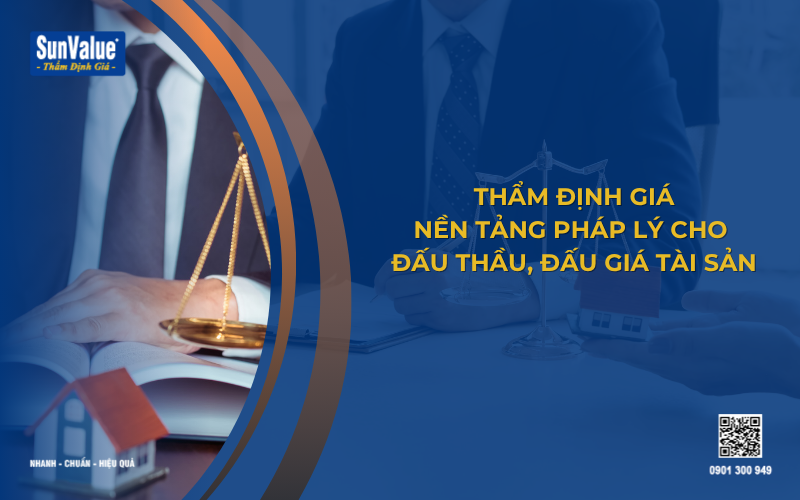 Thẩm định giá tài sản đấu thầu, đấu giá