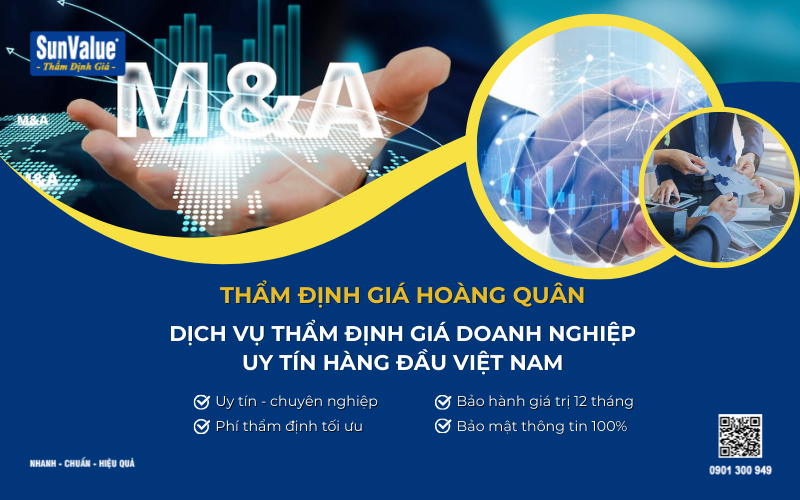 Công ty thẩm định giá doanh nghiệp M&A uy tín
