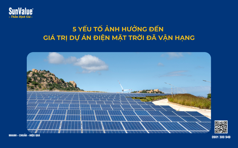Thẩm định giá dự án điện mặt trời đã vận hành