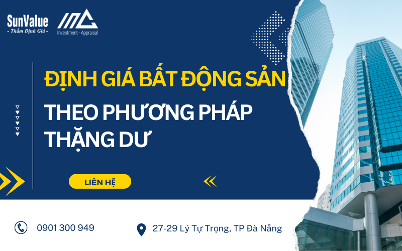 Định giá bất động sản theo phương pháp thặng dư