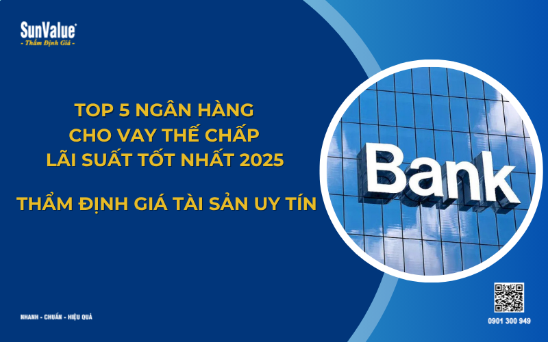 5 ngân hàng cho vay lãi suất thấp nhất 2025